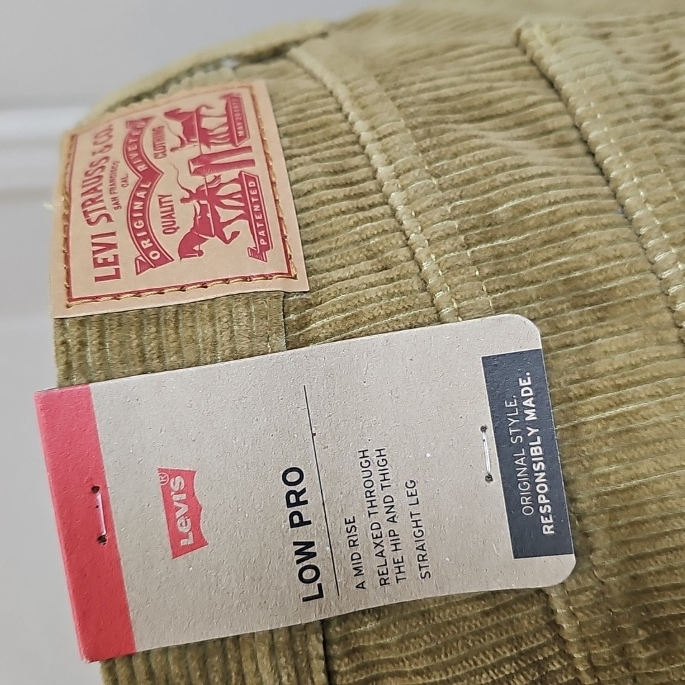 Levis Corduroy Pants in Tan - Picture 8 of 9